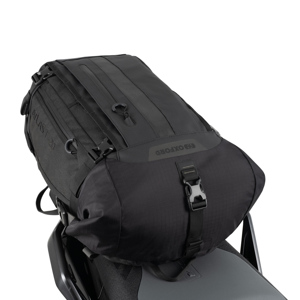 [5001495-3821866] Oxford Atlas T-20 Advanced Motorcycle Tourpack (Black)