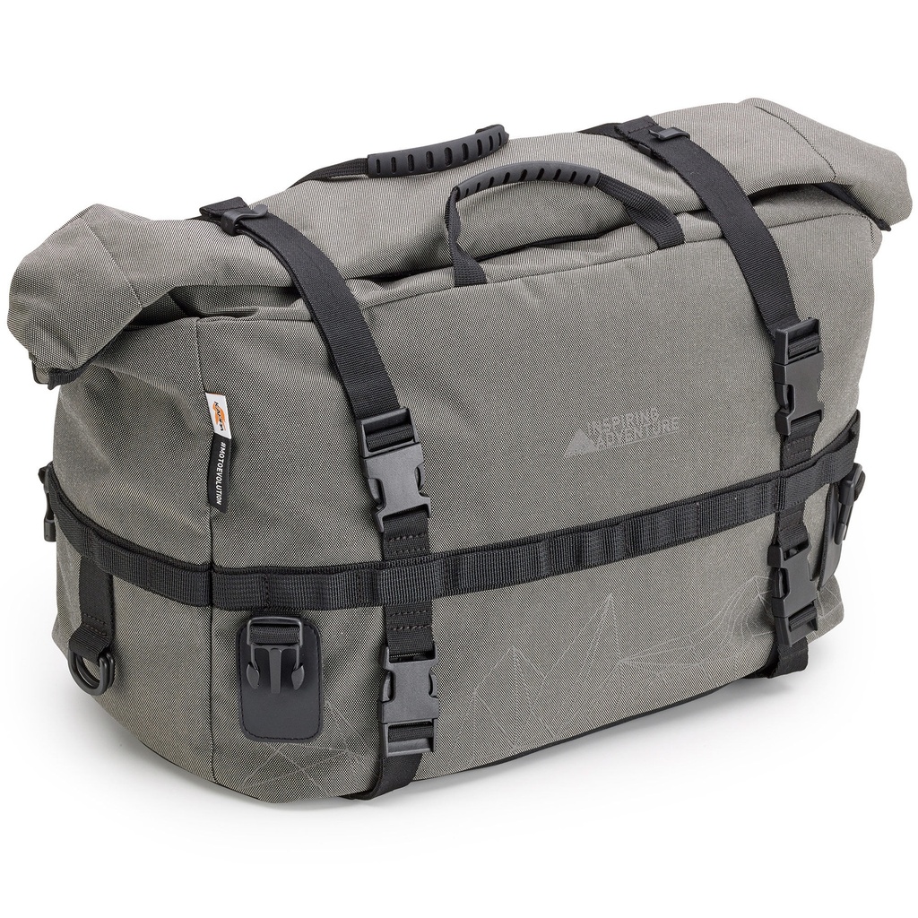 [2008366-2151754] Kappa Inspiring Adventure Racer Motorcycle Tail Bag (32 Litre, Black)