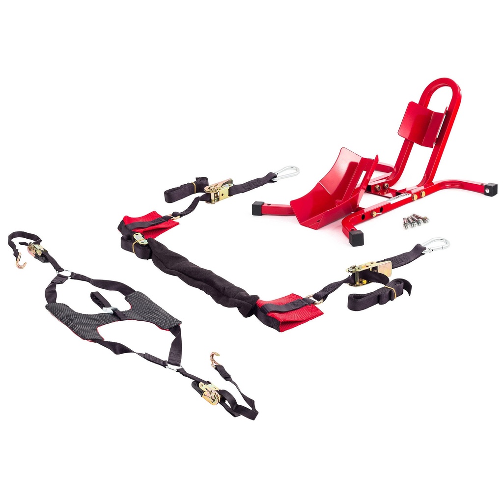 [UBRWCHKSTRAP/AKN] Warrior Bar Straps, Tyre Down and Wheel Chock Bundle