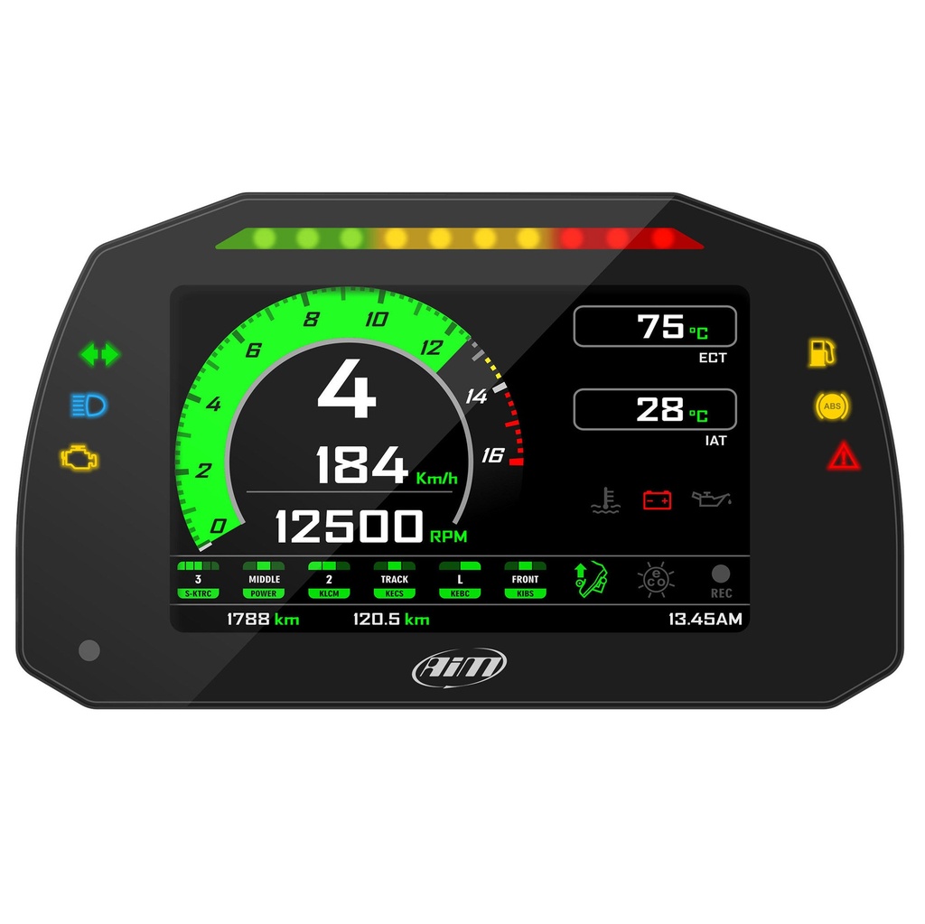 [AIMMXK10] AIM MXK10 Kawasaki ZX-10R (Gen5 2016-19) Plug & Play Dash Logger