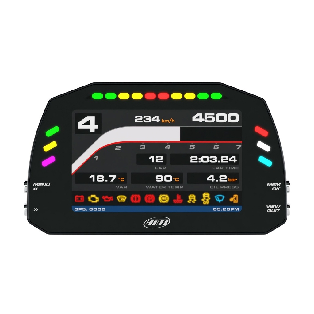 [AIMMXSL] AIM MXsl Dash With Power Module (5" Colour TFT Display)
