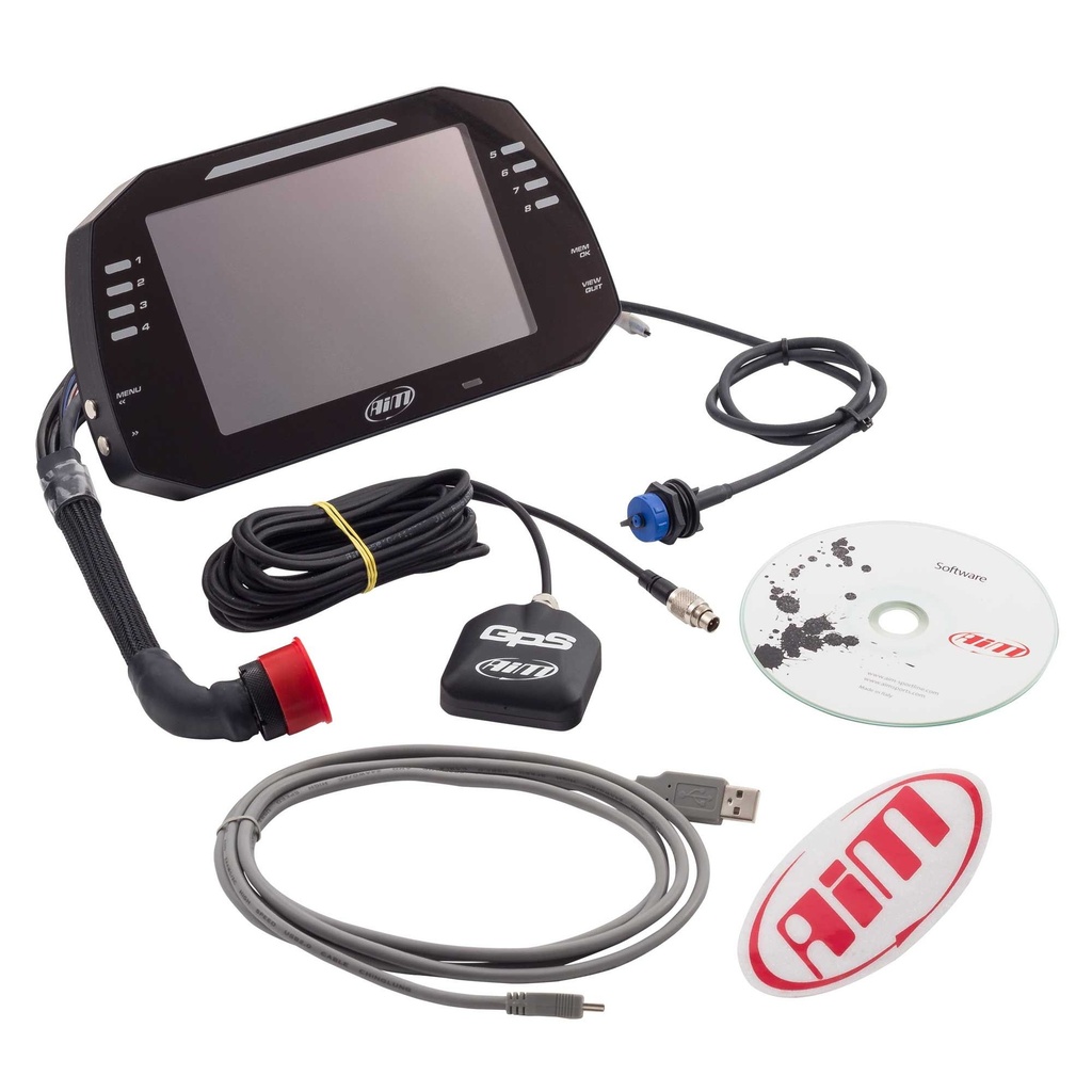 AIM MXG 1.3 Dash Logger (7" Colour TFT Display)