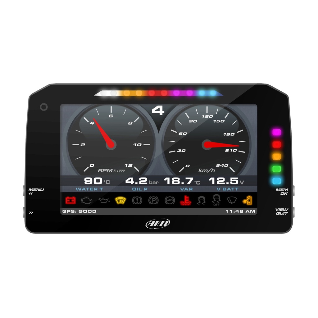 AIM MXP 1.3 Dash Logger (6" Colour TFT Display)