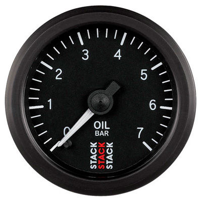 [249471-1905779] Stack Oil Pressure Gauge - Mechanical (0-7bar)