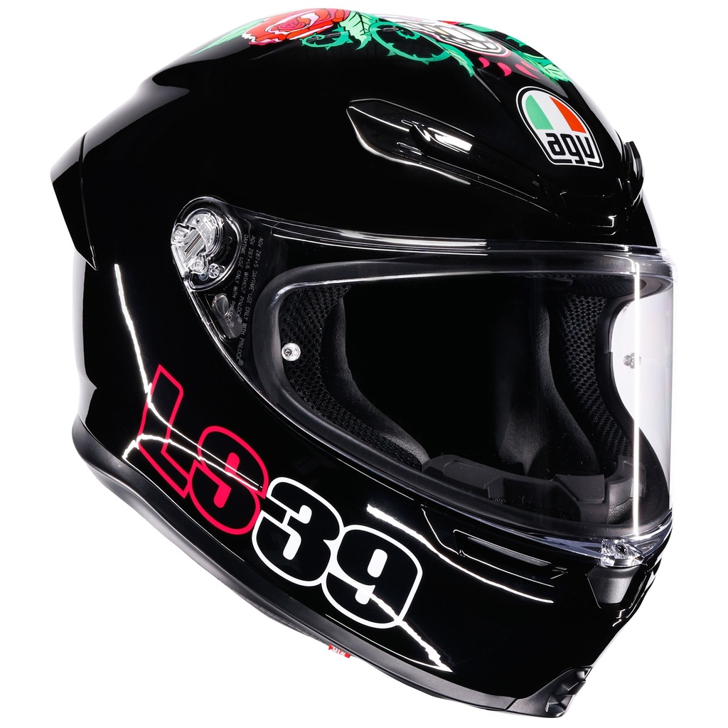 [5002416-3893351] AGV K6-S Salom Tribute Replica Motorcycle Helmet (M (57-58cm))
