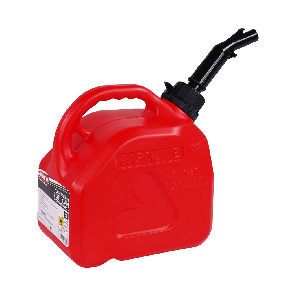 [5001229-3810228] Bike-it Flow Control HDPE Fuel Jerry Can (10 Litre)