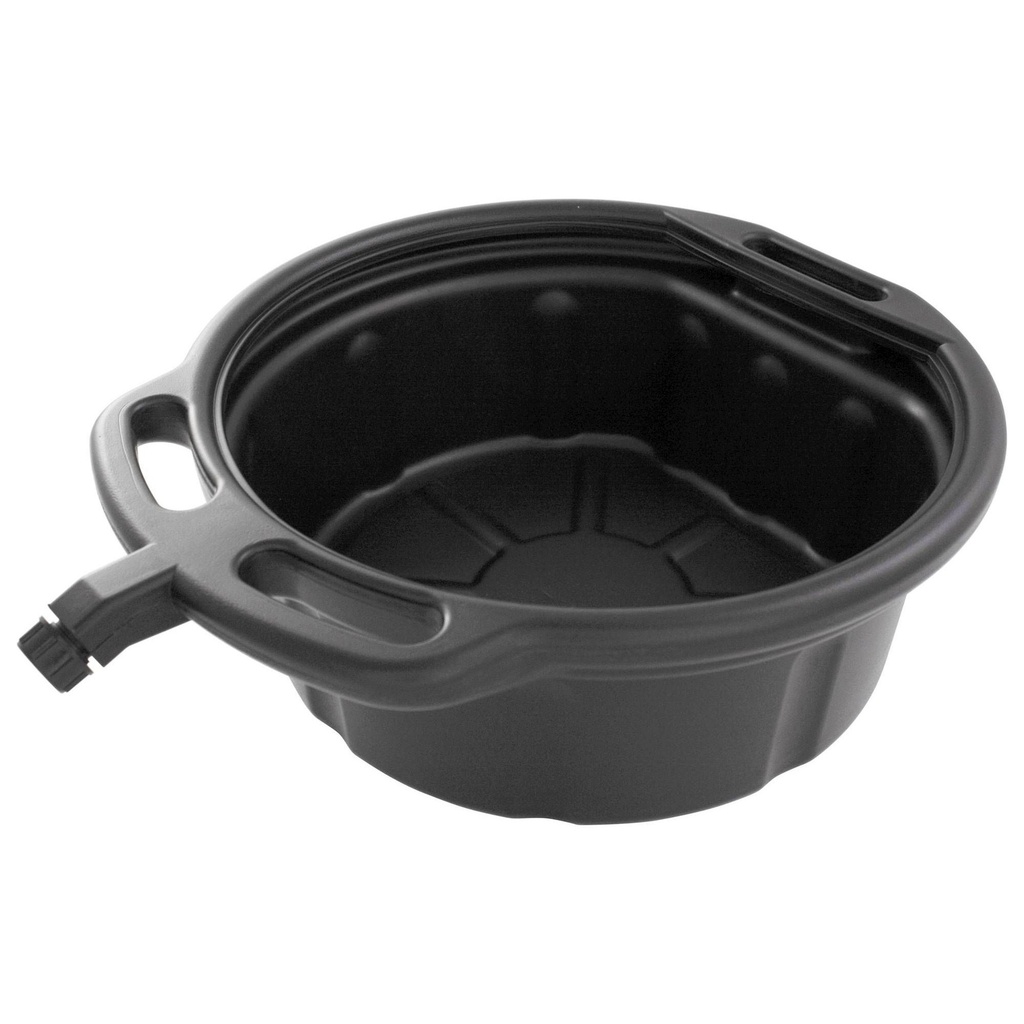 [BIKOILPAN16] Bike-It 16 Litre Oil Drain Pan With Pourer & Grip Handles