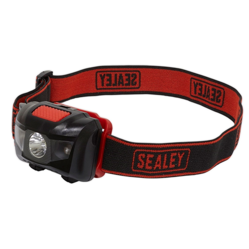 [SEAHT03LED] Sealey 3 LED Headband Torch - HT03LED