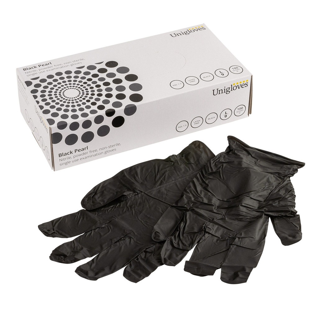 [2008499-2135634] Demon Tweeks Unigloves Nitrile Work Gloves – Box Of 100 (L)