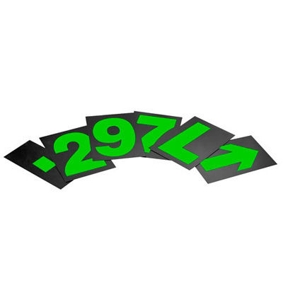 [767870-1551400] Demon Tweeks Individual Number / Symbols For Large Pit Boards (Number 0, Green)