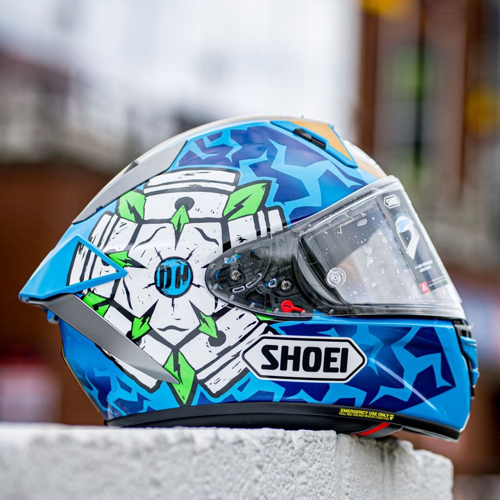 [5002168-3875685] Shoei X-SPR Pro Harrison TC-2 Motorcycle Helmet (M (57-58cm))