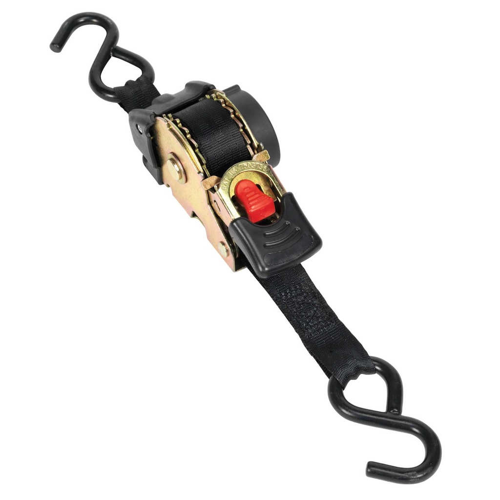 [SEAATD25301] Sealey Auto Retractable Ratchet Tie Down 25mm x 3mtr - ATD25301