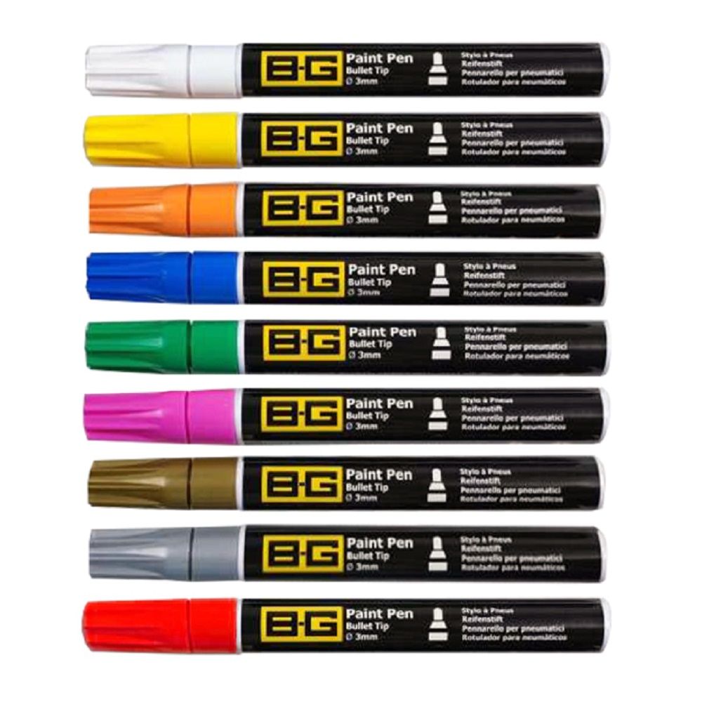 [7000851-3448194] B-G Racing Bullet Tip Tyre Paint Marker Pen (Green)