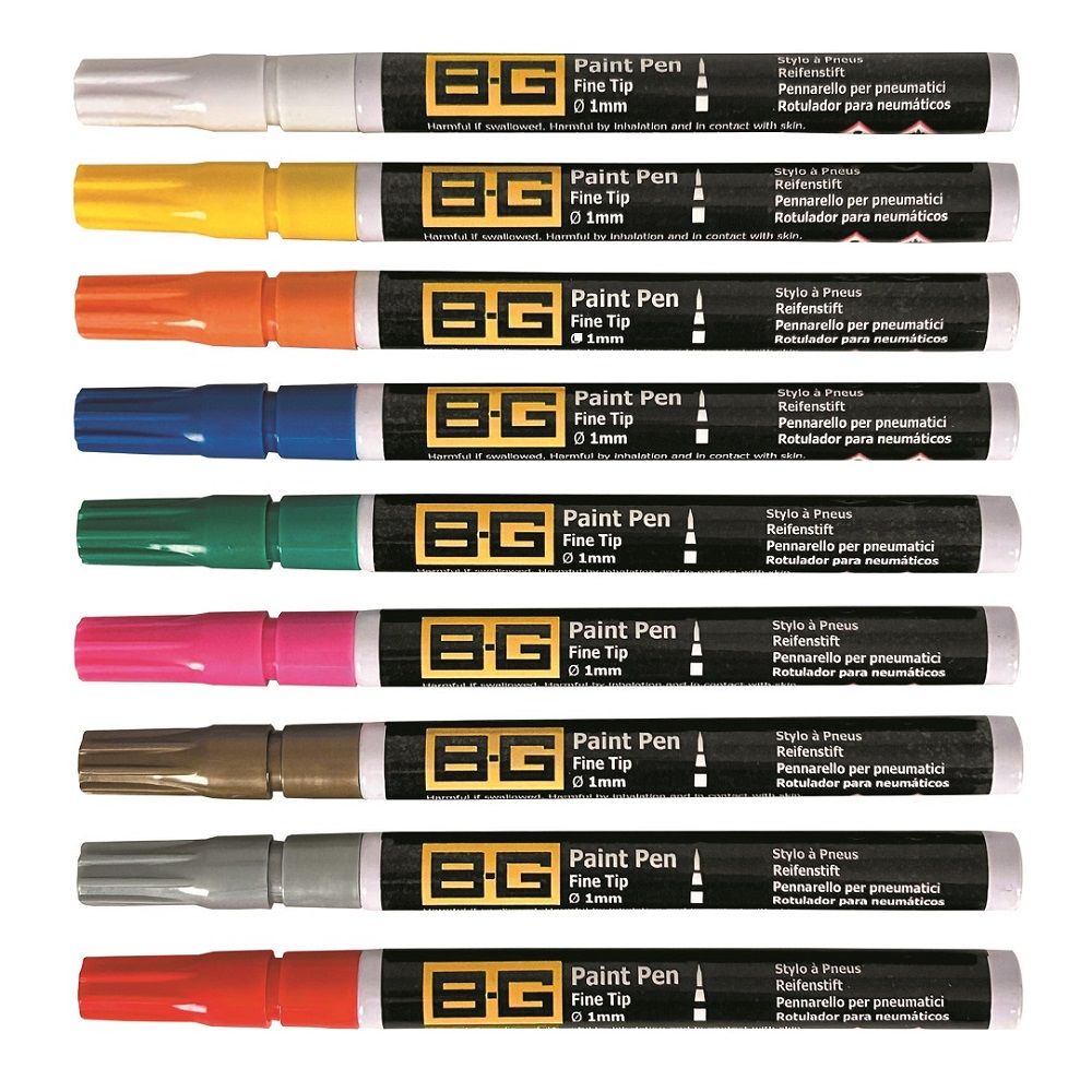 [7001584-3839048] B-G Racing Fine Tip Tyre Paint Marker Pen (Green)