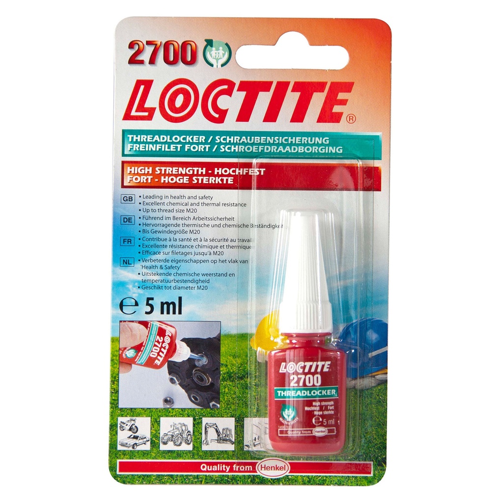 [LOC2700-5ML] Loctite 2700 High Strength Thread Locker
