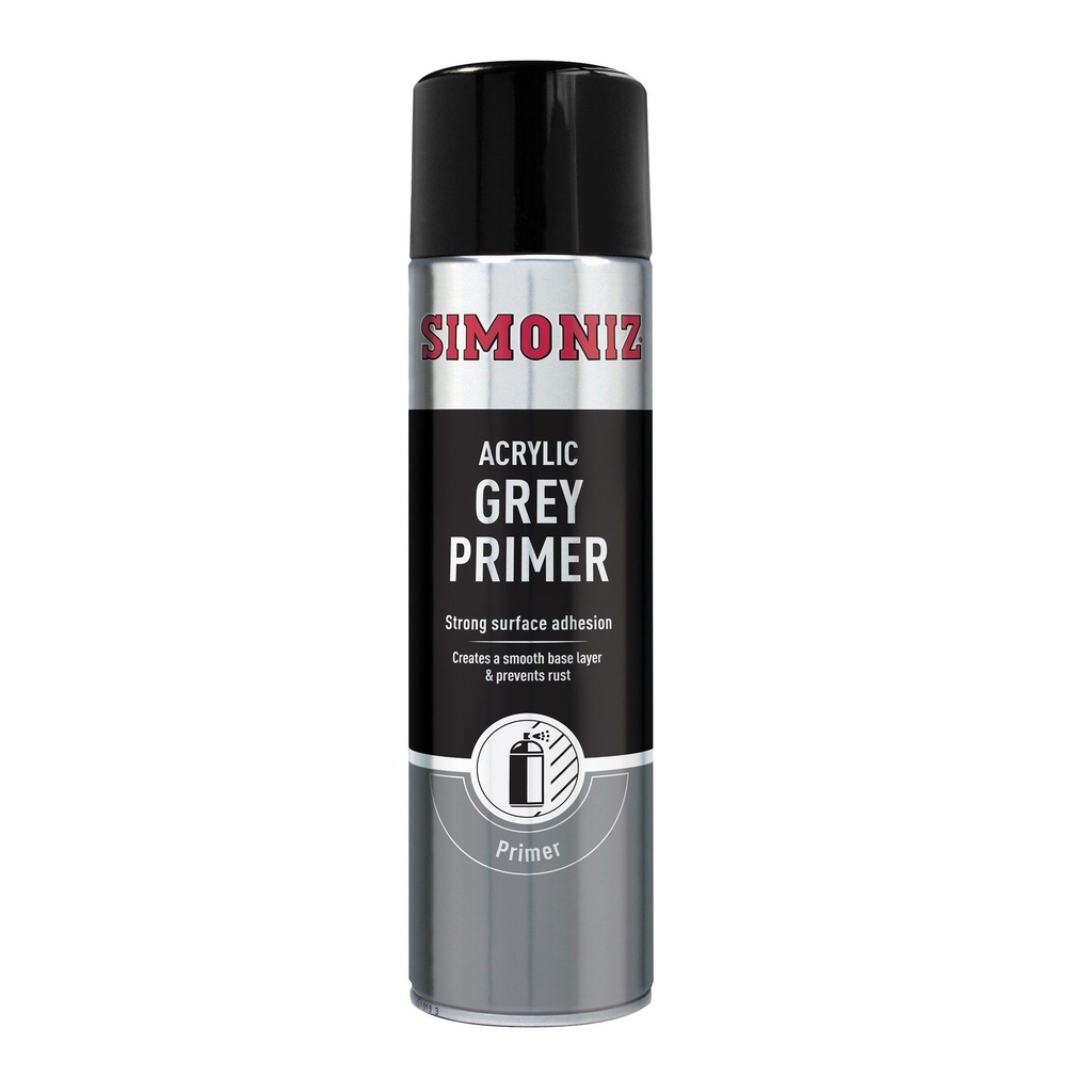 Simoniz Acrylic Grey Primer Spray Paint
