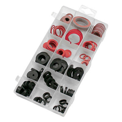 [BIKASST03] Bike-It 141pc Rubber Washer Assortment