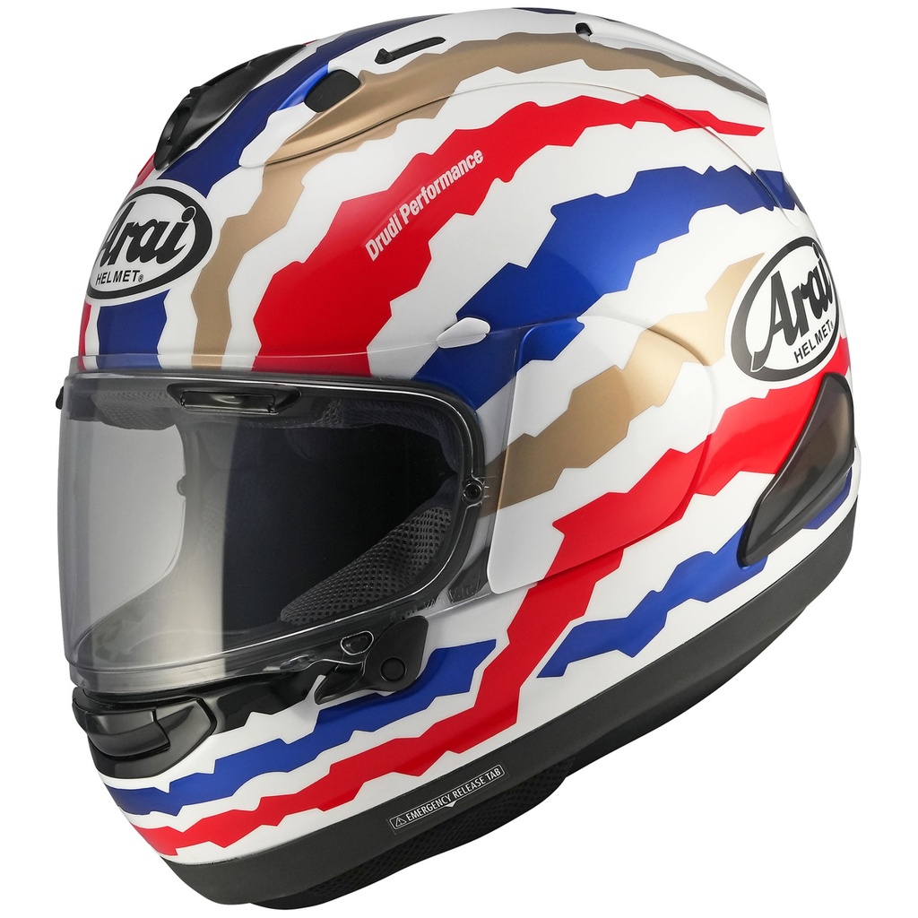 [5002026-3870762] Arai RX-7V Evo Doohan Jubilee Restyle Motorcycle Helmet (M (57-58cm))