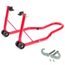 Warrior Motorcycle Rear Paddock Stand and Bobbin Hook Combo