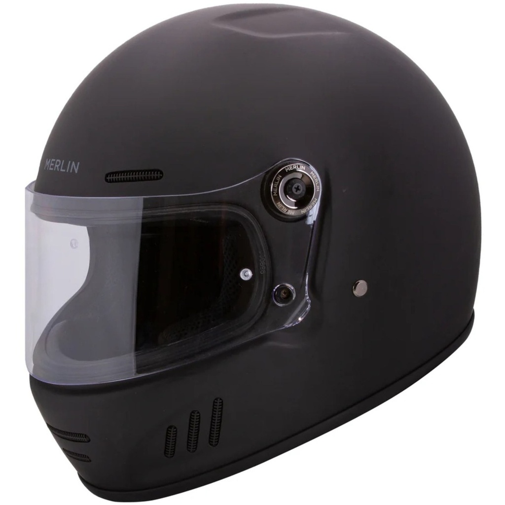 Merlin Revival Plain Motorcycle Helmet