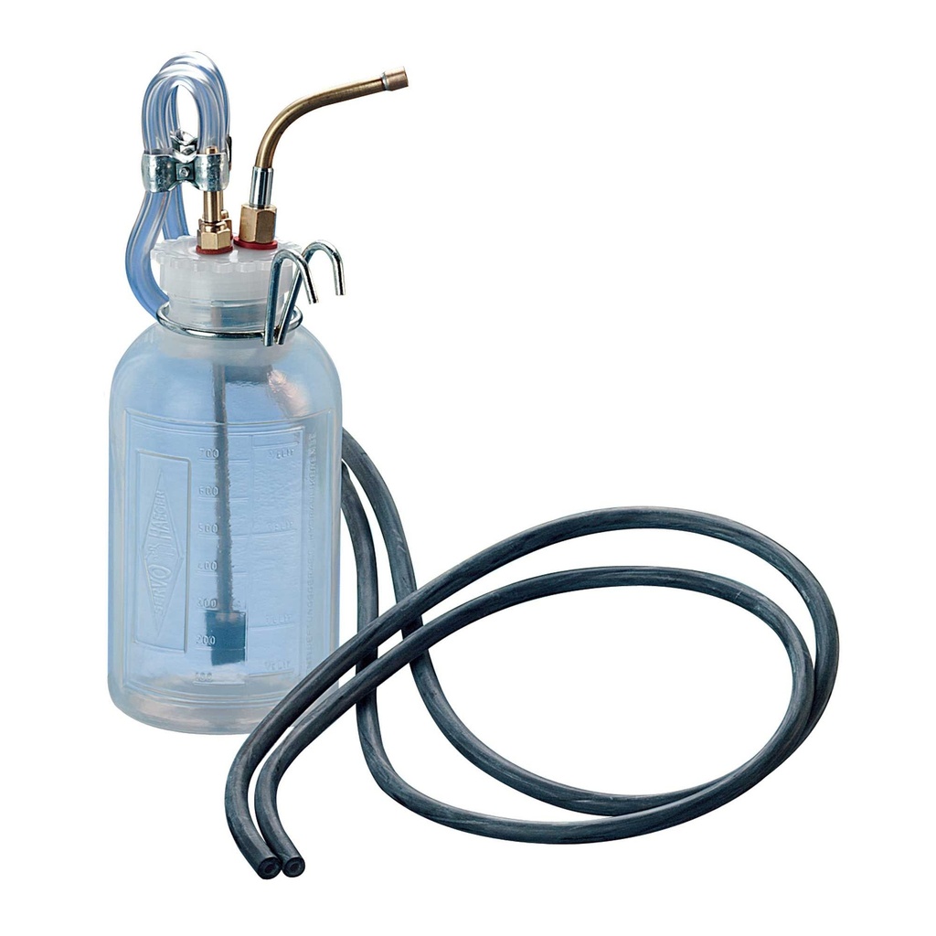 [ISA3432-1] Pitking Products Twin Hose Brake Bleeder Bottle