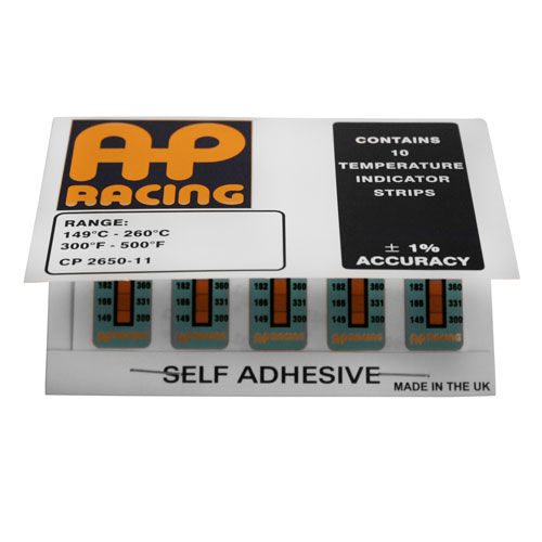 [A/PCP2650-11] AP Racing Temperature Indication Strips