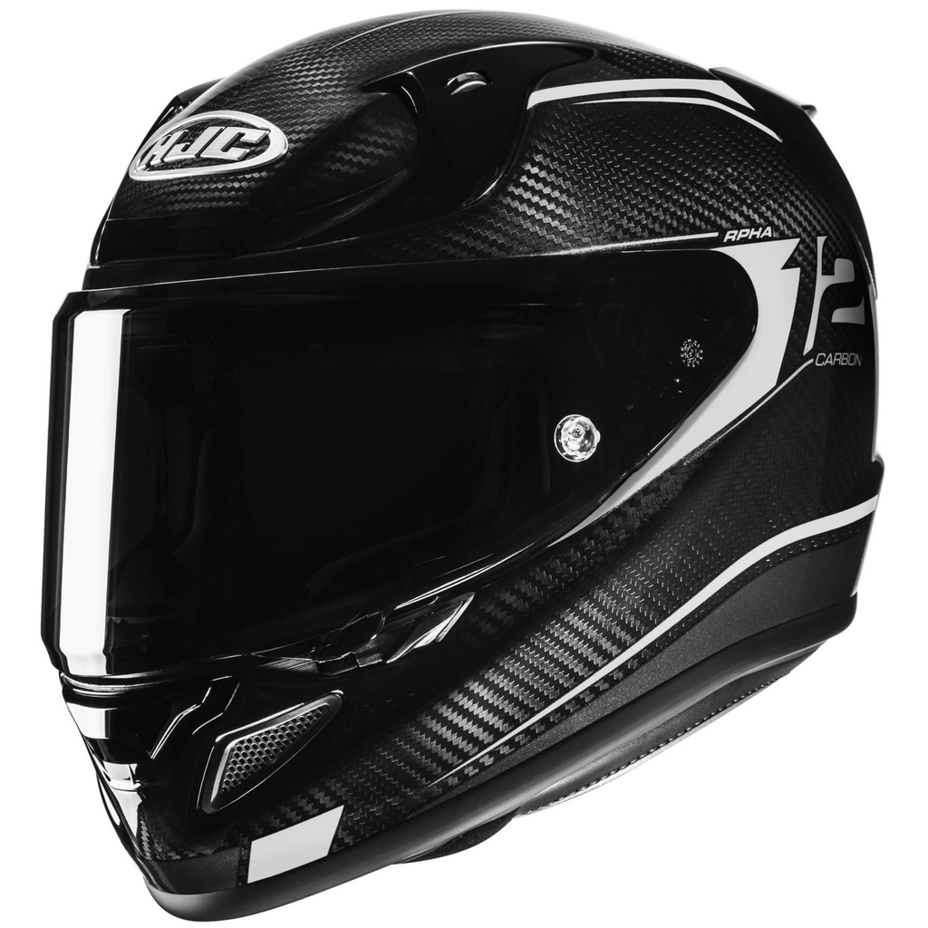 [5001885-3858573] HJC RPHA 12 Carbon Graphic Motorcycle Helmet (M (57-58cm), Keres Black)