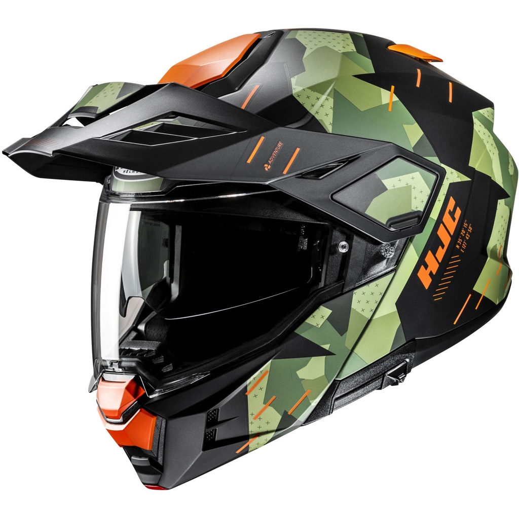 [5001880-3858436] HJC i80 Graphic Motorcycle Helmet (M (57-58cm), Roki Orange / Black)