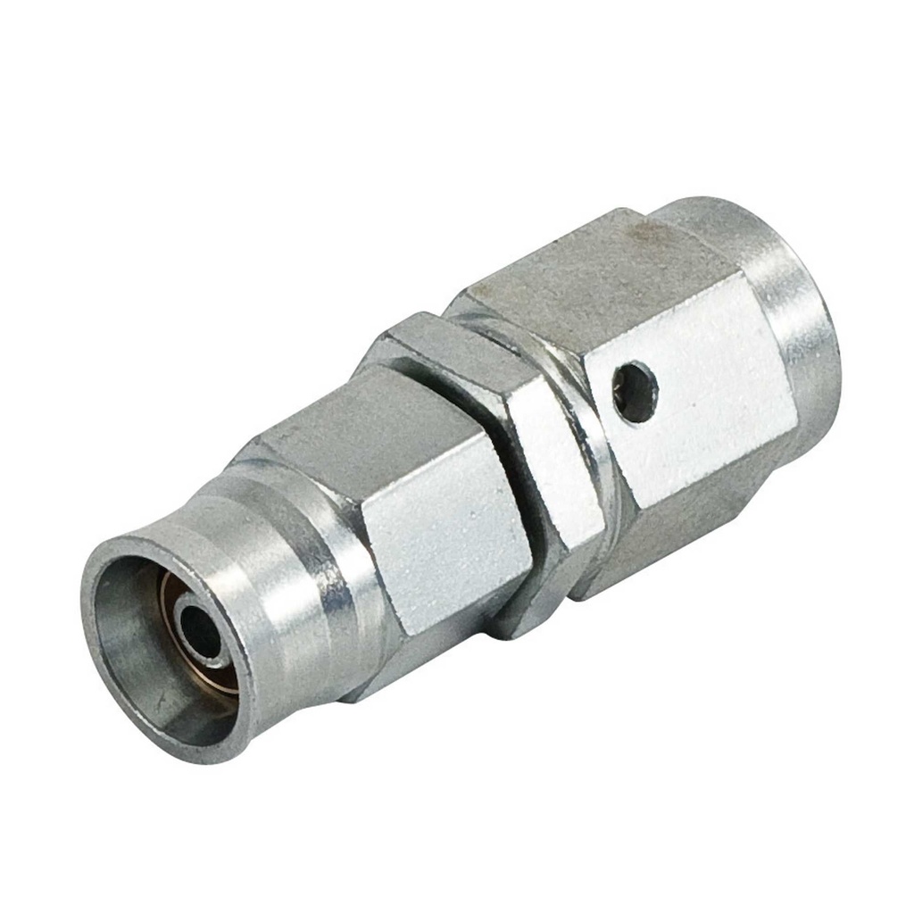 [340698-1813214] Automotive Plumbing Solutions Straight Female Swivel Fittings (-3 JIC (3/8x24UNF), Plated Steel)