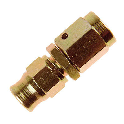 [243368-1797080] Goodridge Straight Female Concave Seat Fitting (M10 x 1, Plated Steel, -3)