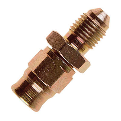 [243353-1503076] Goodridge Straight Male Convex Seat Fitting (M10 x 1, Plated Steel, -3)