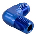 Automotive Plumbing Solutions Male To Male 90 Degree Adaptor JIC to NPTF Thread