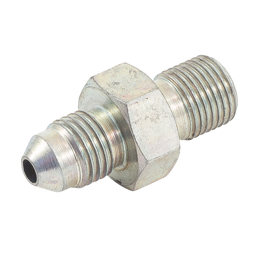 [519861-2852127] Automotive Plumbing Solutions Zinc Plated Steel BSP to JIC Male To Male Adaptors (-10 JIC To 5/8 Inch BSP, Zinc Plated Steel)