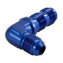 Automotive Plumbing Solutions Male To Male 90 Degree Bulkhead Adaptor JIC Thread