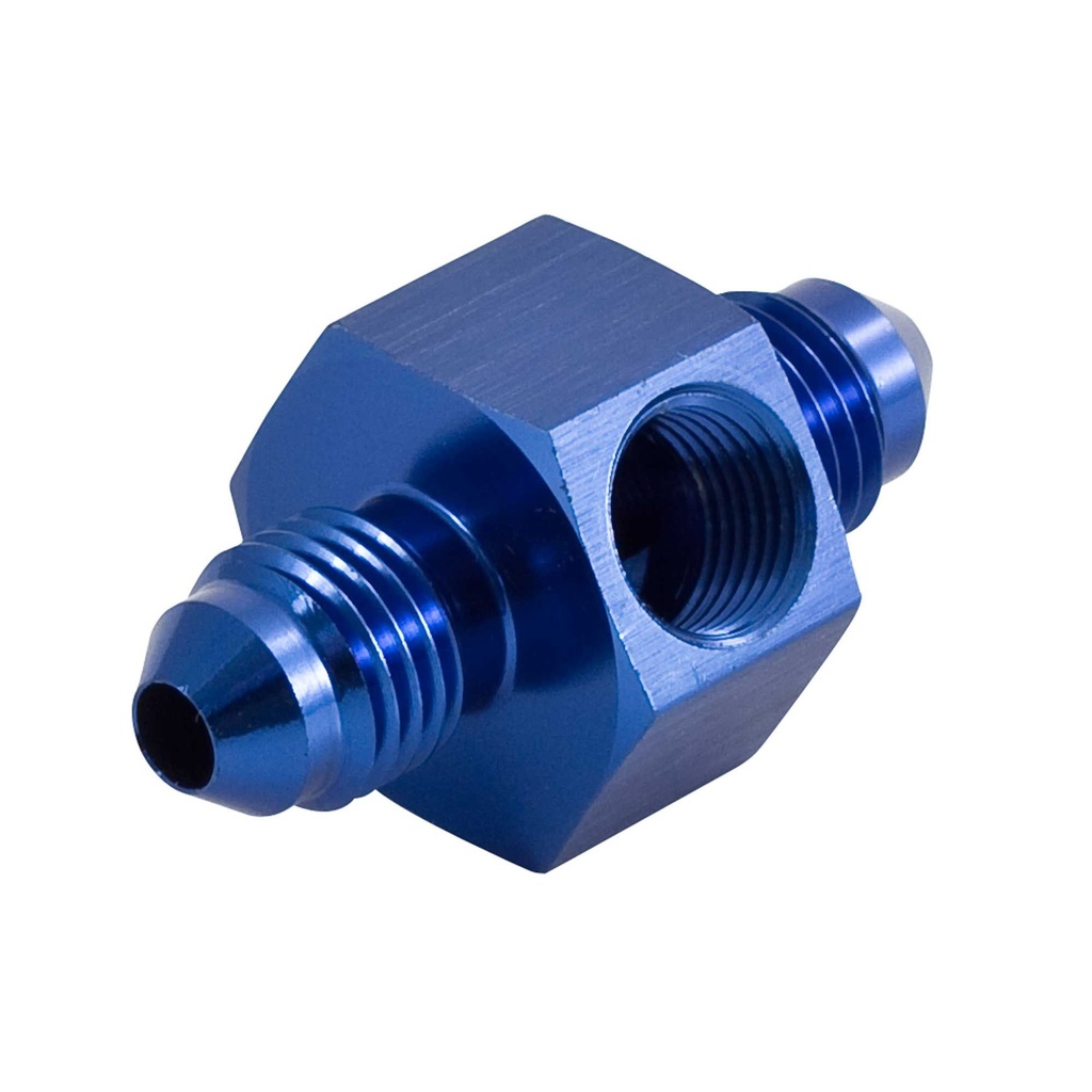 [1214859-2290599] Automotive Plumbing Solutions Male To Male With 1/8 NPT In Hex (Black, -3 JIC To 1/8 Inch NPT)