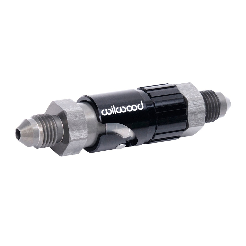[7000847-3460023] Wilwood No Bleed Dry Break Quick Disconnect Brake Line Fittings (Complete Kit)