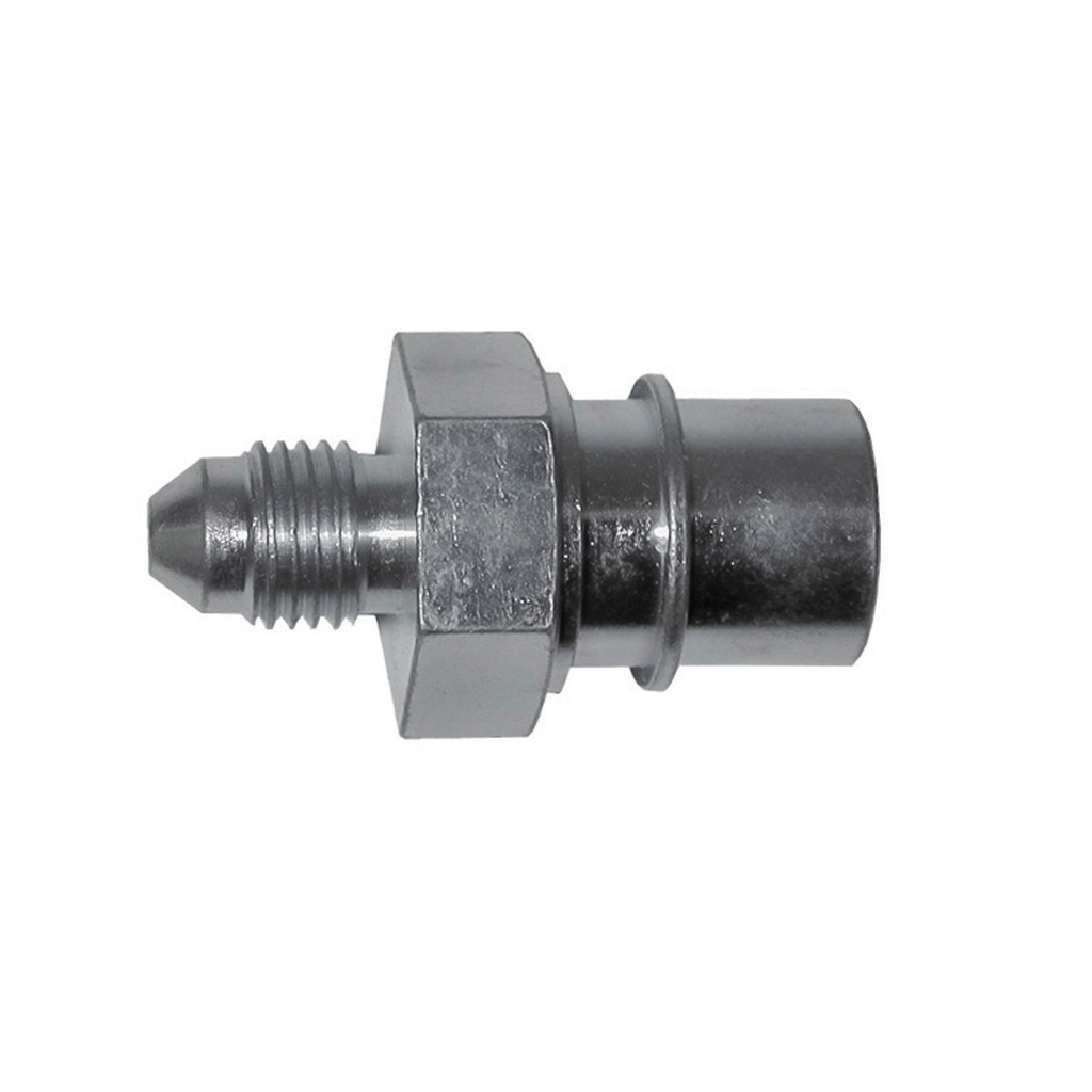 [7000059-2292677] Goodridge JIC Male To Metric Female Convex Seat Brake Adaptor (-3 JIC To M10 x 1)