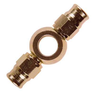 [243361-1797041] Goodridge Straight Twin Banjo Fitting (Plated Steel)