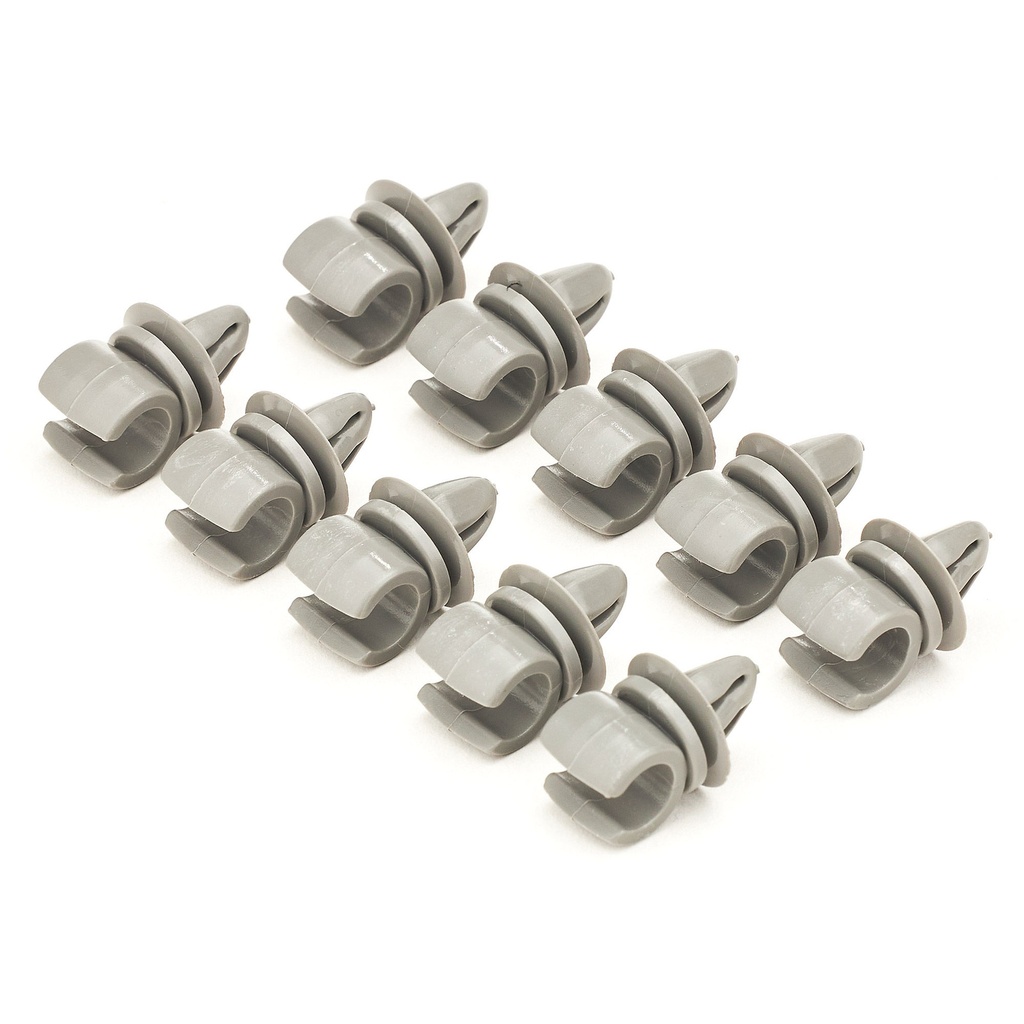 [247421-1591566] Automec Brake Pipe Chassis Clips (Single, 3/16 Inch Diameter)