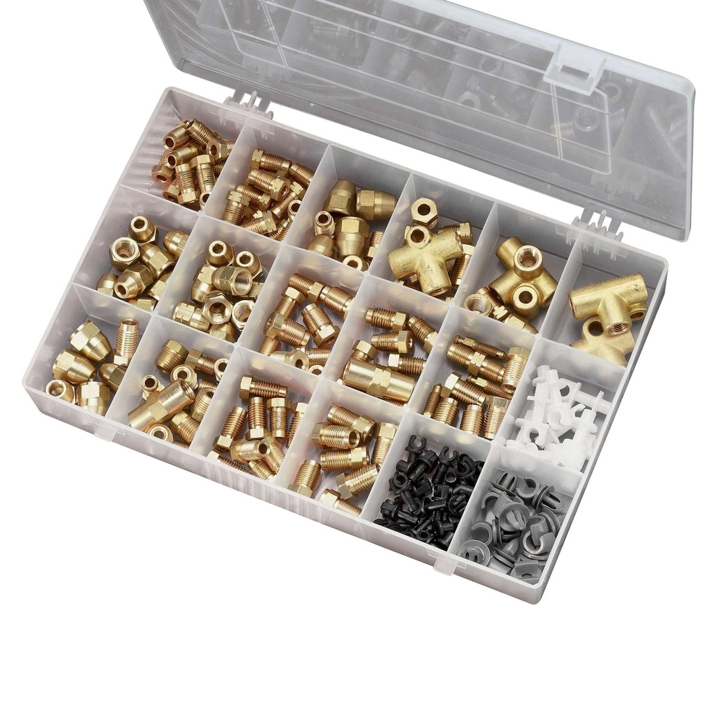 [247440-1194676] Automec Brake Pipe Fitting Assortment Packs (144 Piece UNF - Metric)