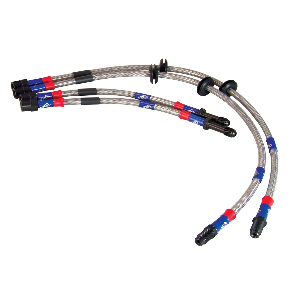 [EBCBLA1015-6L] EBC Brakes Stainless Brakeline Kit, Stainless Fittings
