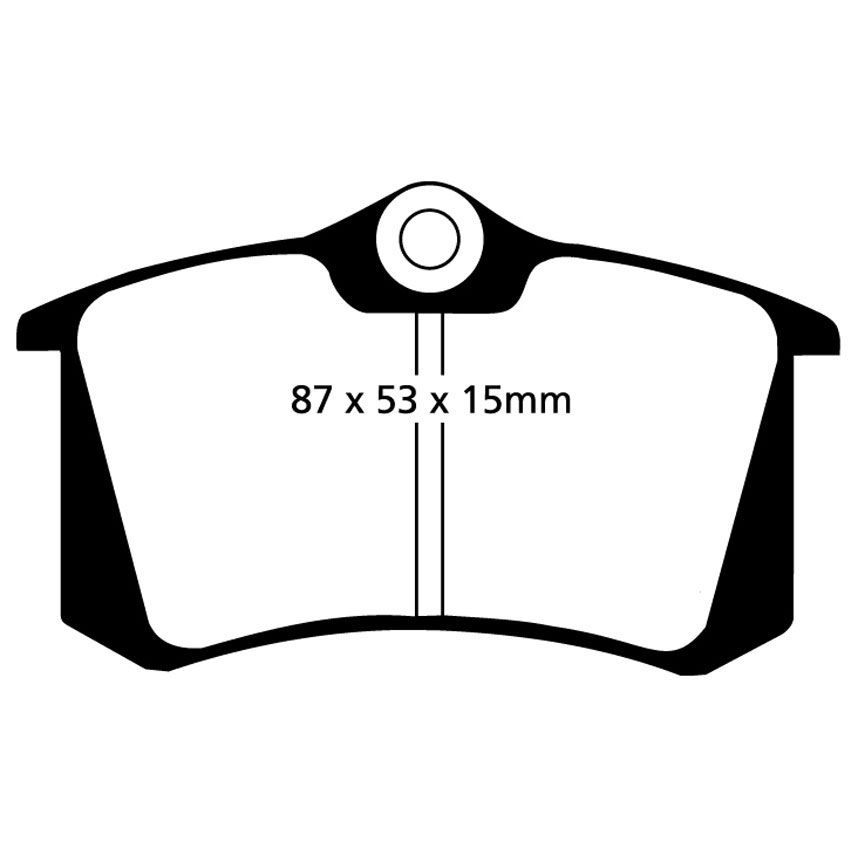 [EBCDP4680R] EBC Brakes Yellowstuff Performance Brake Pads