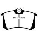 EBC Brakes Yellowstuff Performance Brake Pads