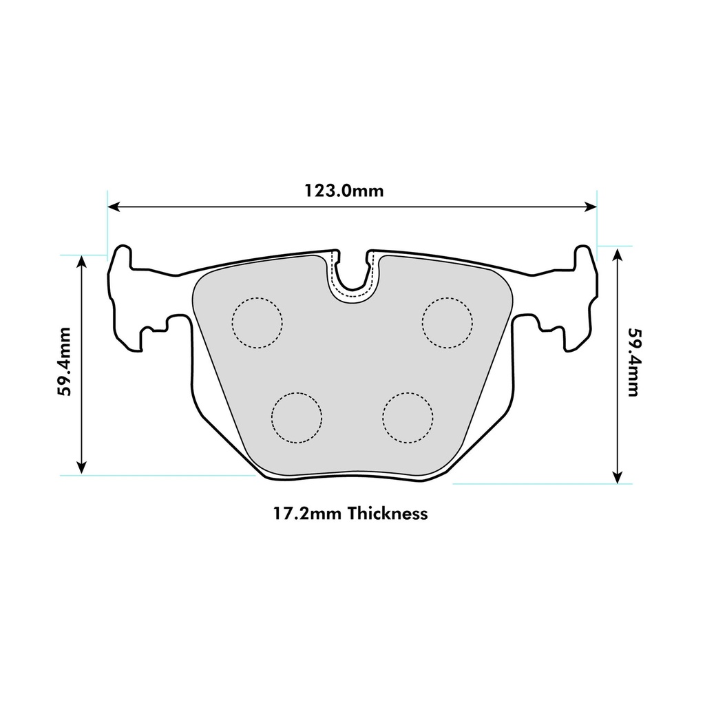 [PBS8422PT] PBS Brakes ProTrack Brake Pads