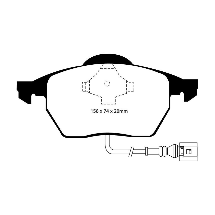 [EBCDP41330R] EBC Brakes Yellowstuff Performance Brake Pads