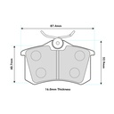 PBS Brakes ProTrack Brake Pads