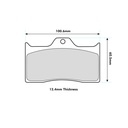 EBC Brakes Yellowstuff Brake Pads To Fit Wilwood Forged Dynalite 4 Piston Lug Mount Calipers