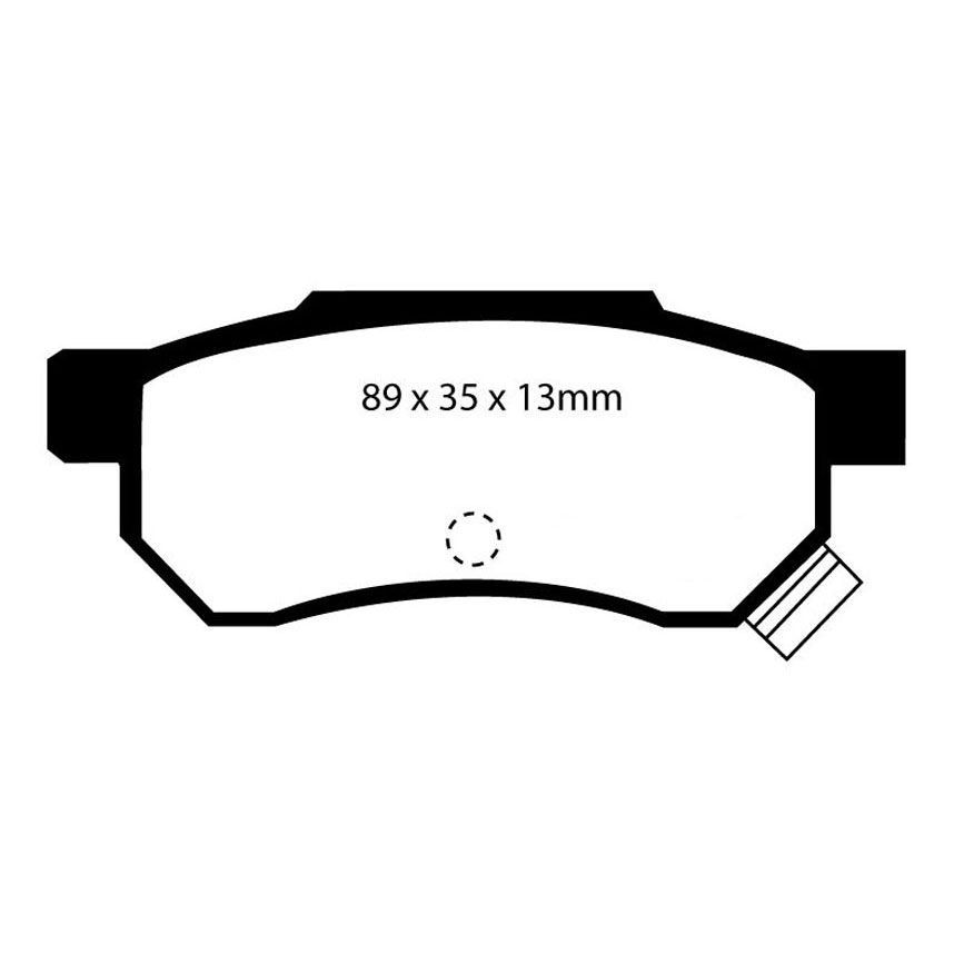EBC Brakes Yellowstuff Performance Brake Pads