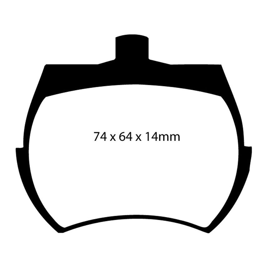 EBC Brakes Yellowstuff Performance Brake Pads
