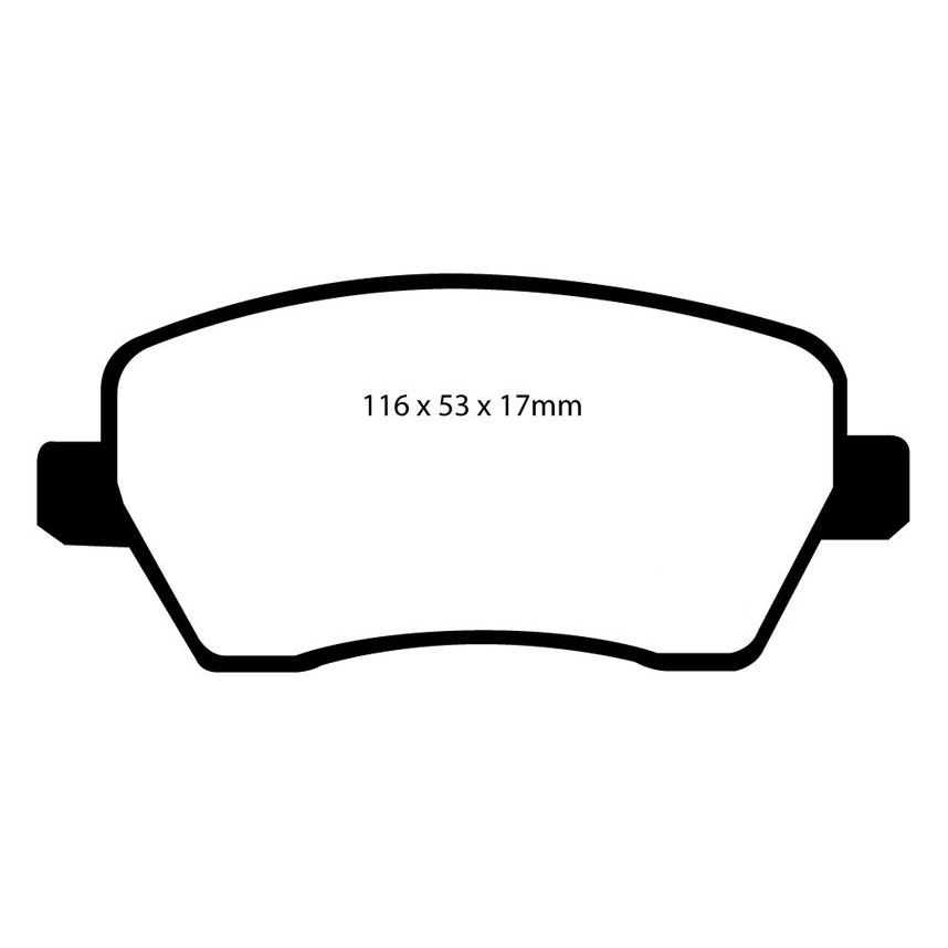 EBC Brakes Yellowstuff Performance Brake Pads